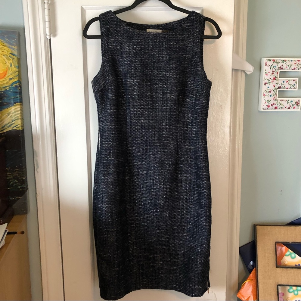 Dark Gray Calvin Klein Work Dress